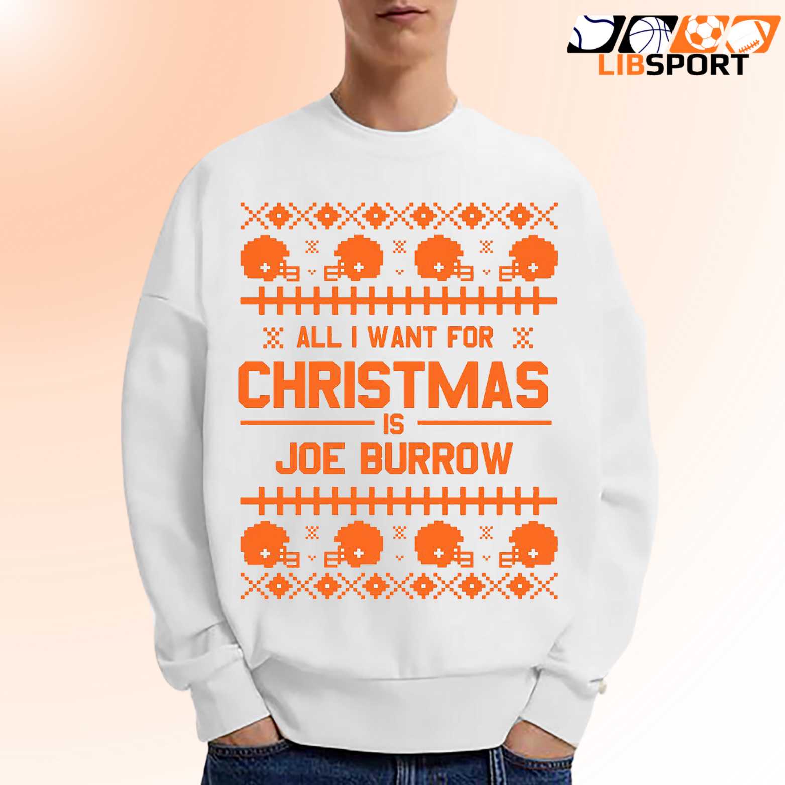 All I Want For Christmas Is Joe Burrow Shirt, Unisex Holiday Bengals Fan T-Shirt